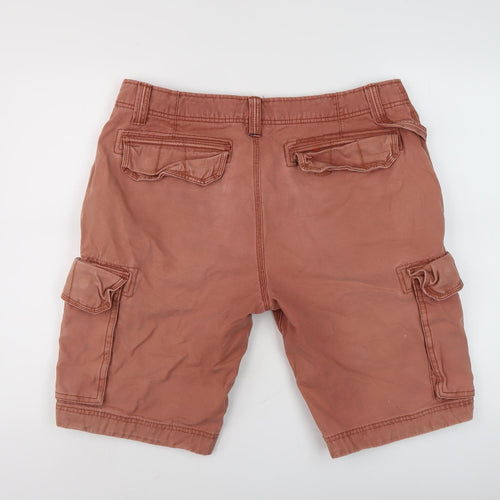 Fat Face Men's Brown Cargo Shorts Size 36 Casual Style