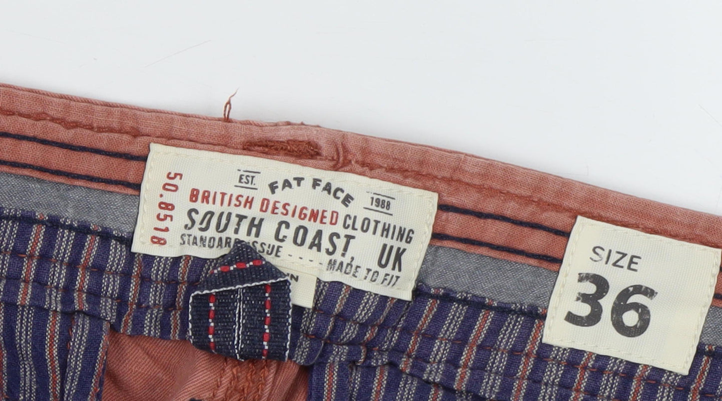 Fat Face Men's Brown Cargo Shorts Size 36 Casual Style