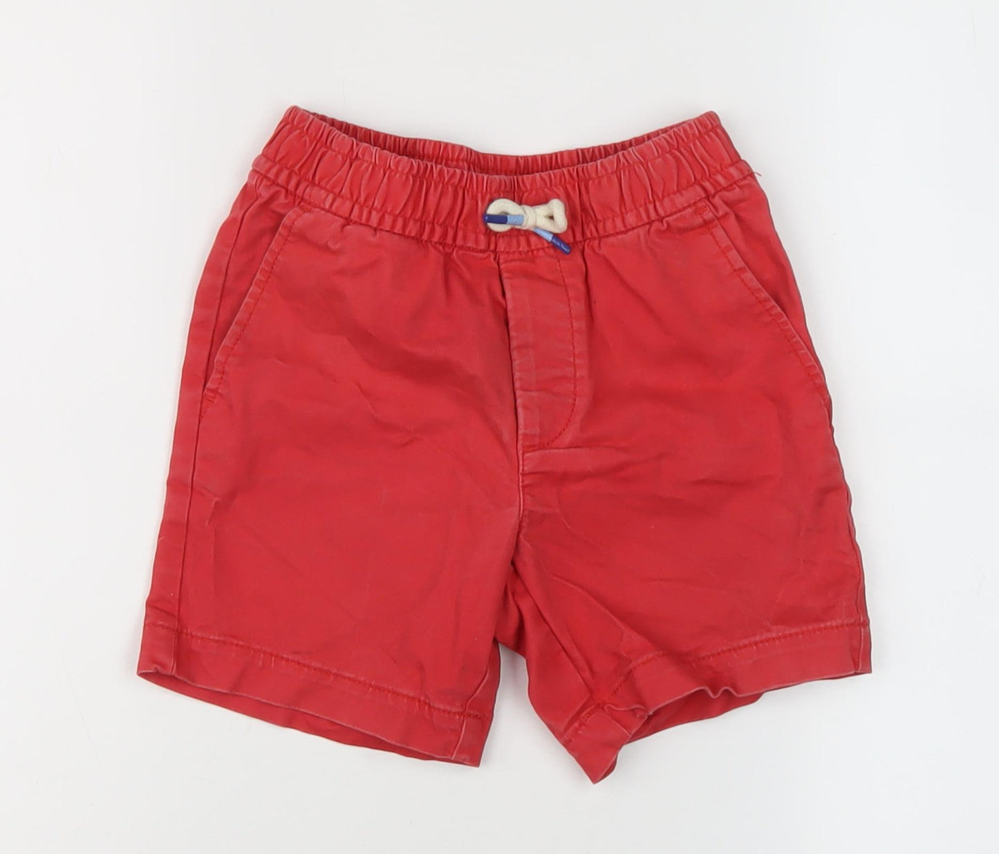 Gap Boys Red Cargo Shorts, 7-8 Years, Elastic Waist