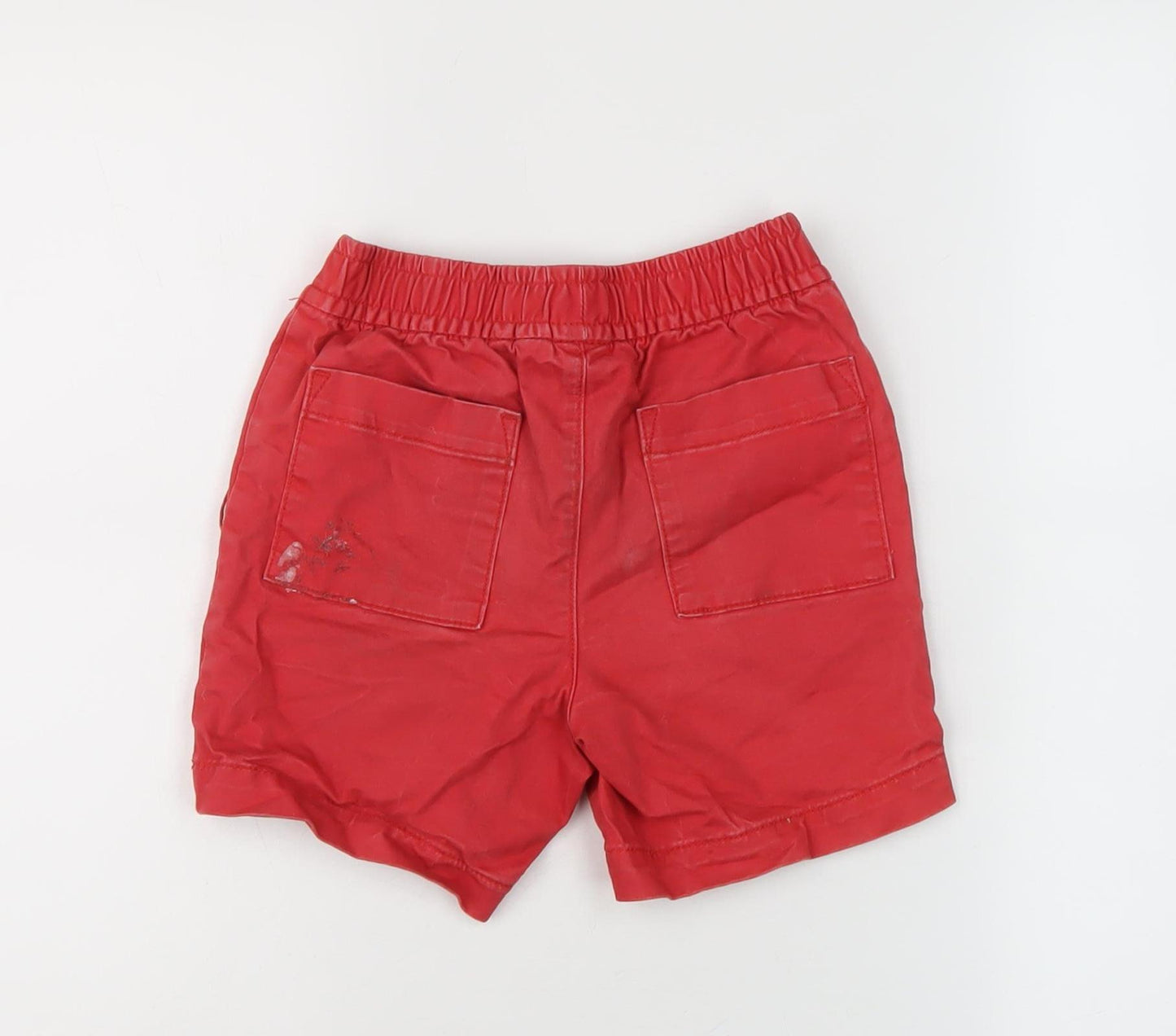 Gap Boys Red Cargo Shorts, 7-8 Years, Elastic Waist