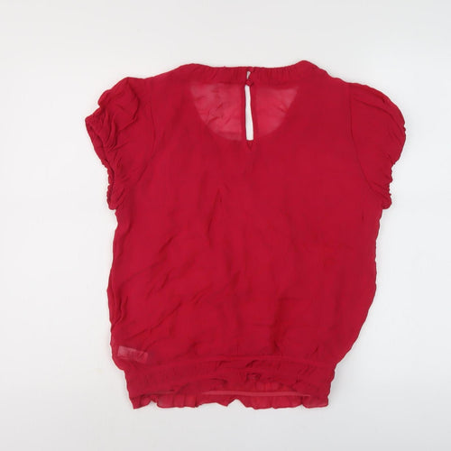 Next Women's Red Blouse Size 12 - Chic Summer Style