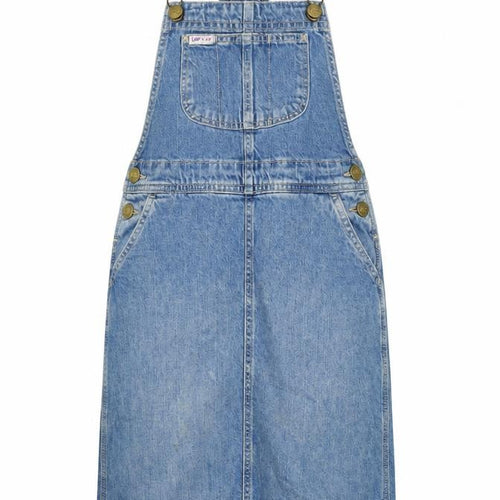 Lee x H&M Girls Blue Denim Pinafore Dress XS Casual Wear