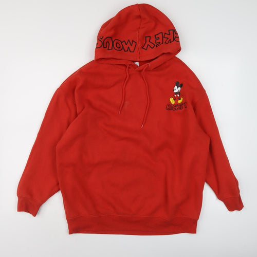 Disney Unisex Red Mickey Mouse XS Pullover Hoodie