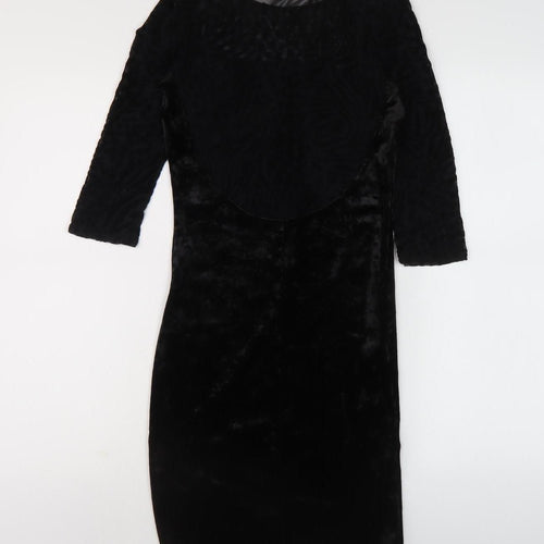 River Island Women's Black Bodycon Dress, Size 8