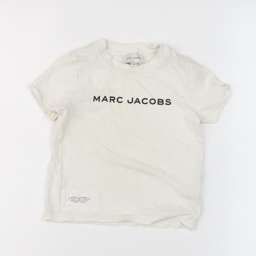 Marc Jacobs White Boys' T-Shirt 2 Years - Casual Cotton Logo