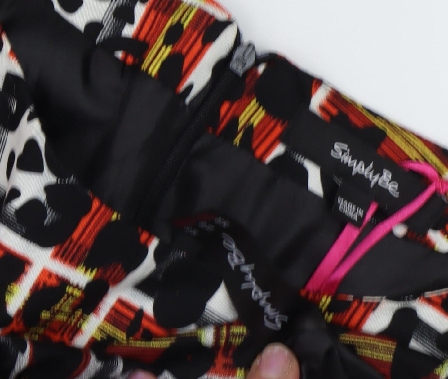 Simply Be Women Multicoloured A-Line Dress Size 16