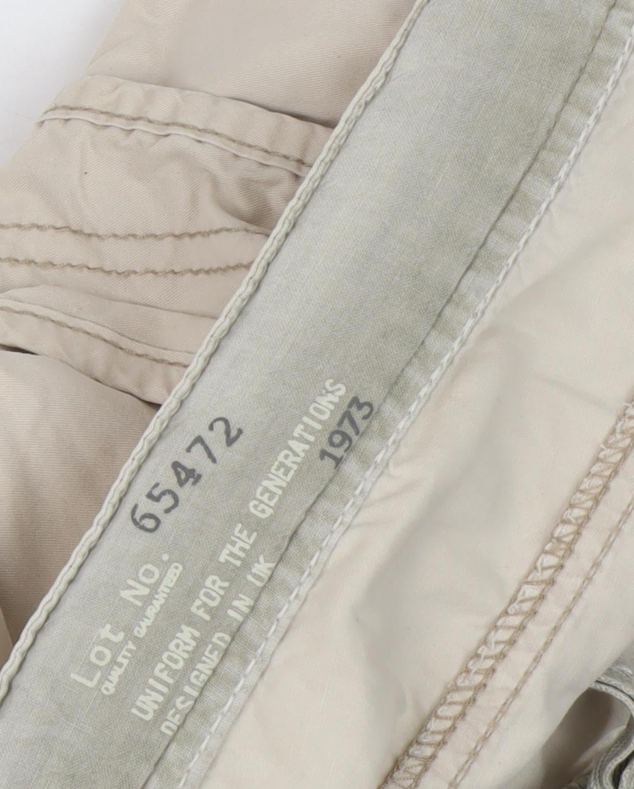 Uniform for the Generations Men's Beige Cargo Shorts Size 38 with Pockets