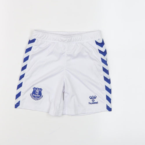 Hummel Boys White Athletic Football Shorts 3-4 Years