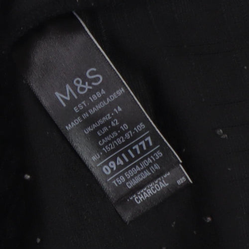 Marks and Spencer Women's Black Zip Jacket