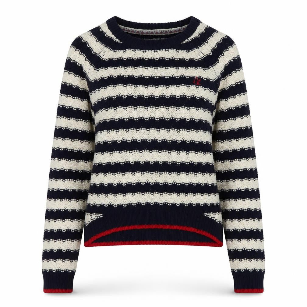 Front view of SoulCal Women's Multicoloured Striped Jumper 10