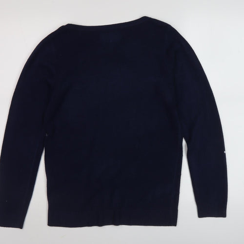 Maine New England Women's Black Pullover Jumper Size 10