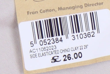 Cotton Traders Women's Beige Chino Trousers Size 22