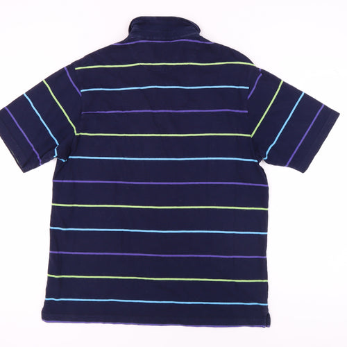 Viyella Men's XL Multicoloured Striped Polo Shirt