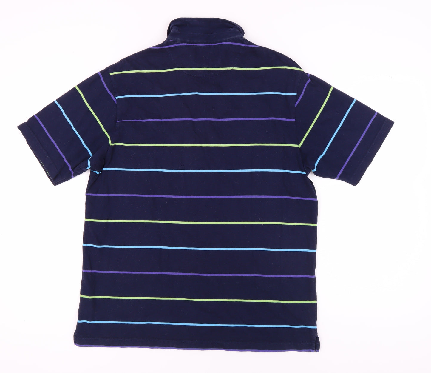 Viyella Men's XL Multicoloured Striped Polo Shirt