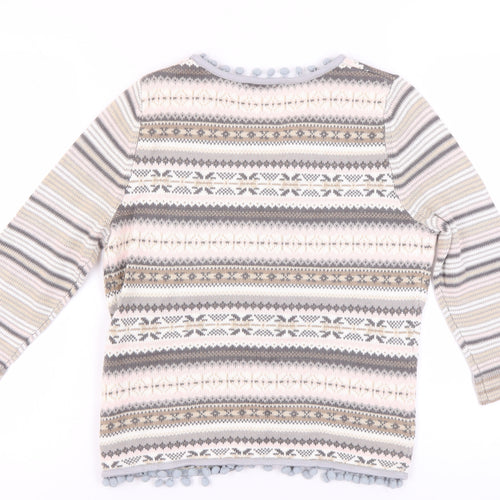 Together Women's Multicoloured Fair Isle Cardigan Size 10