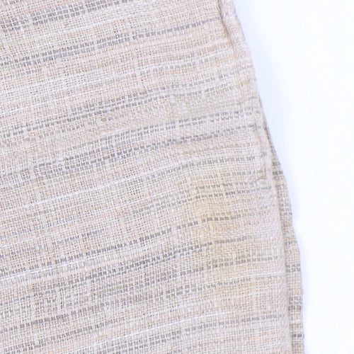 PhaseEight Women Beige Linen Trousers Size 16