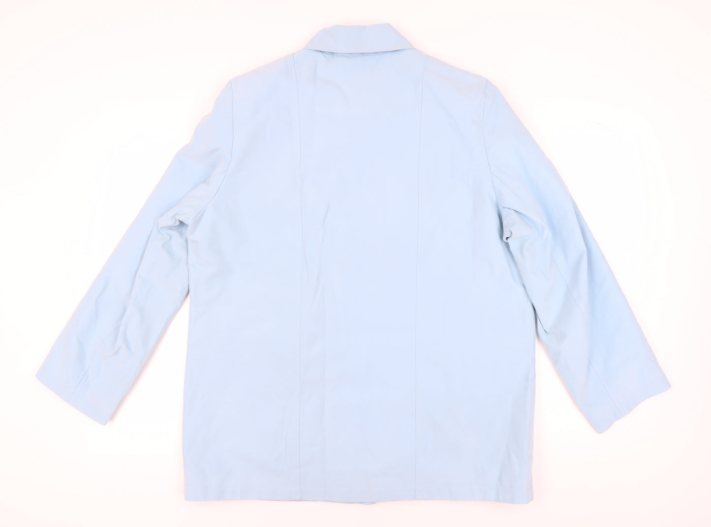 Eleganzé Women's Blue Button-Up Coat Size 18