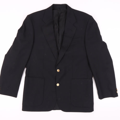 St Michael Men's Black Blazer - 38R