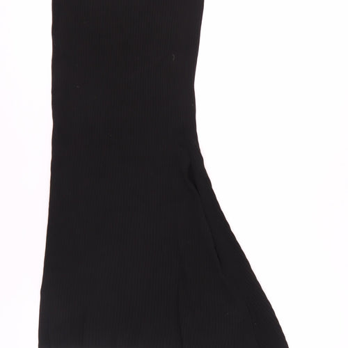 Zara Women's Black Knit Skirt S