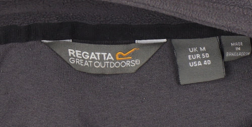 Regatta Men's Black 1/4 Zip Fleece Sweatshirt M