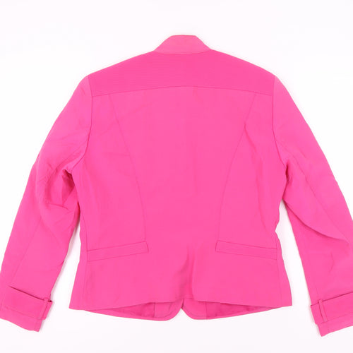 TAIFUN Women's Pink Button-Up Jacket Size 16