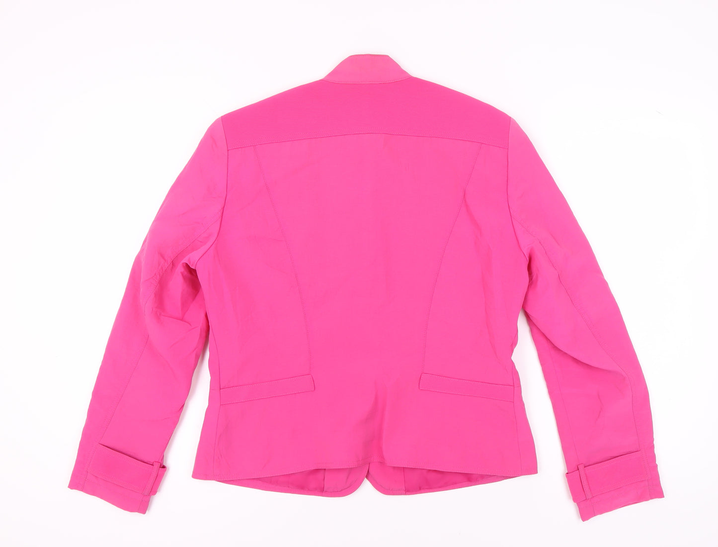 TAIFUN Women's Pink Button-Up Jacket Size 16