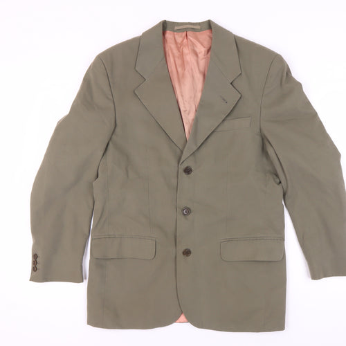 Number One by Kappahl Men's Green Blazer, Size 46