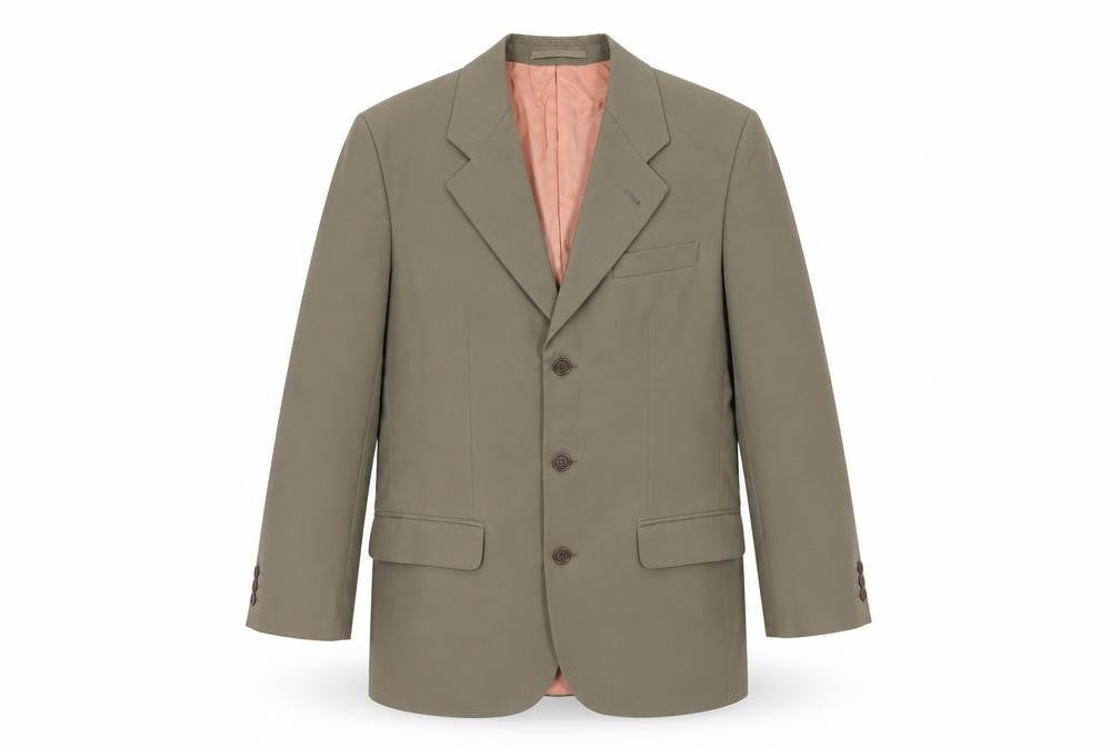 Front view of Number One by Kappahl Men's Green Blazer, size 46