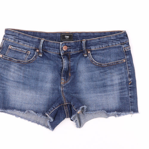 Gap Women's Blue Cut-Off Denim Shorts Size 10