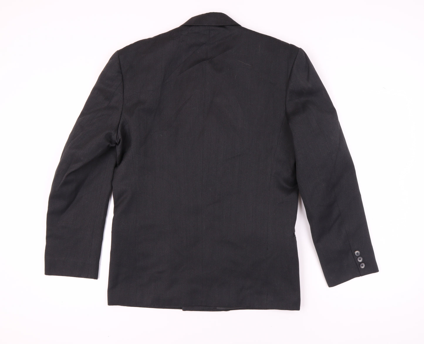 Willson Men's Black Double-Breasted Blazer 38