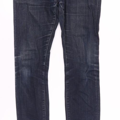 Uniqlo Women's Blue Skinny Jeans Size 10
