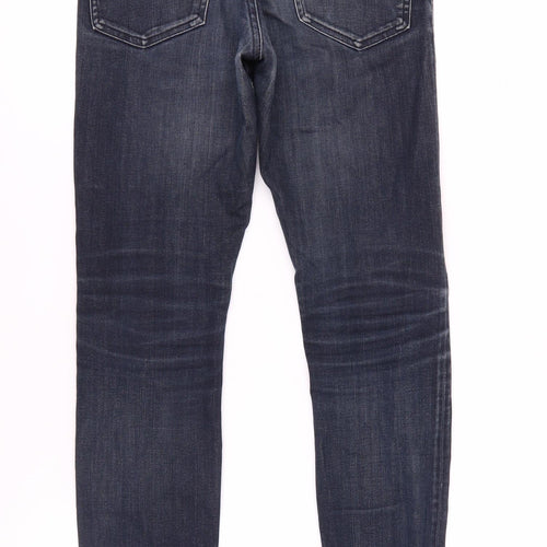 Uniqlo Women's Blue Skinny Jeans Size 10