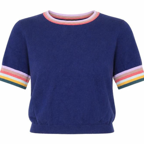 Forever 21 Women's Blue Pullover Jumper Size M