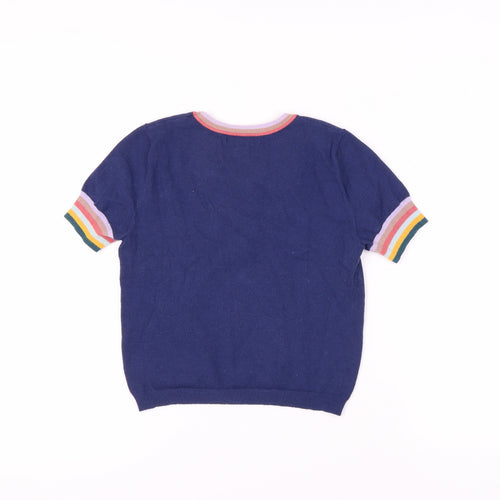 Forever 21 Women's Blue Pullover Jumper Size M