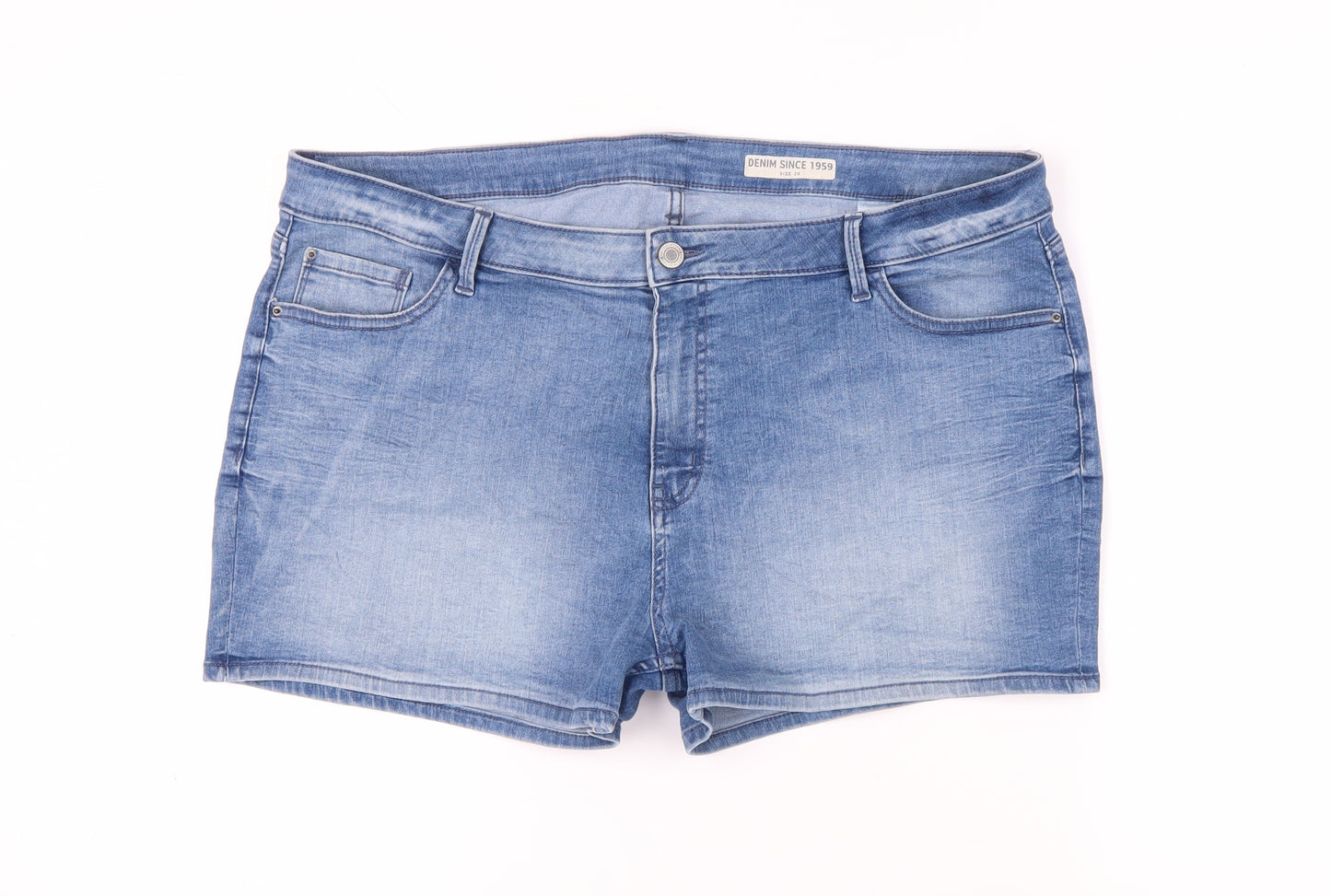 Marks and Spencer Women's Blue Denim Shorts Size 20