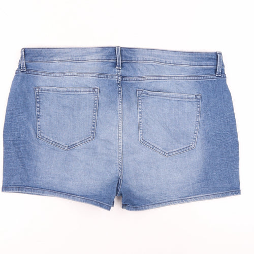 Marks and Spencer Women's Blue Denim Shorts Size 20