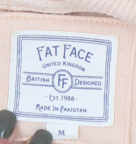 Fat Face Women's Beige M Full Zip Hoodie