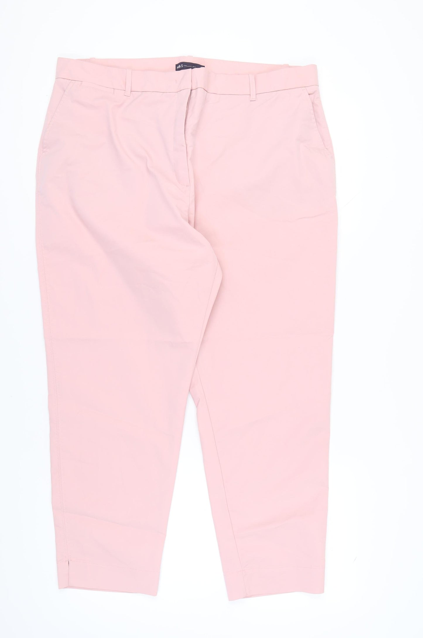 Marks and Spencer Pink Trousers, Size 20, Women's