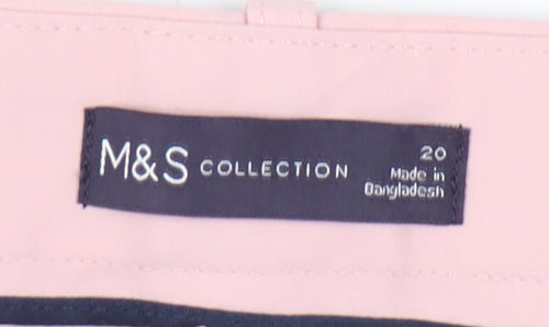 Marks and Spencer Pink Trousers, Size 20, Women's