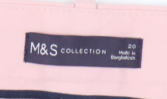 Marks and Spencer Pink Trousers, Size 20, Women's