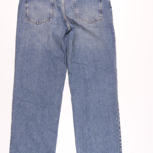 Next Women's Blue Wide-Leg Jeans Size 10 Low Rise