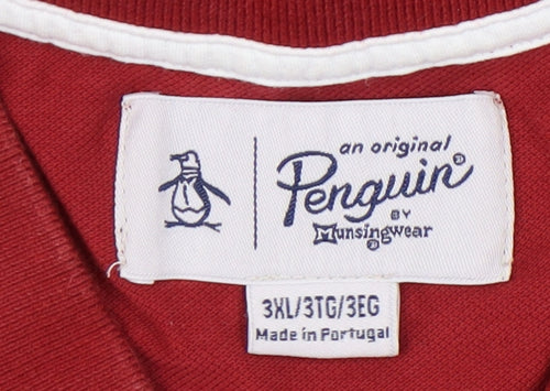 Penguin Men's Red 3XL Polo Shirt