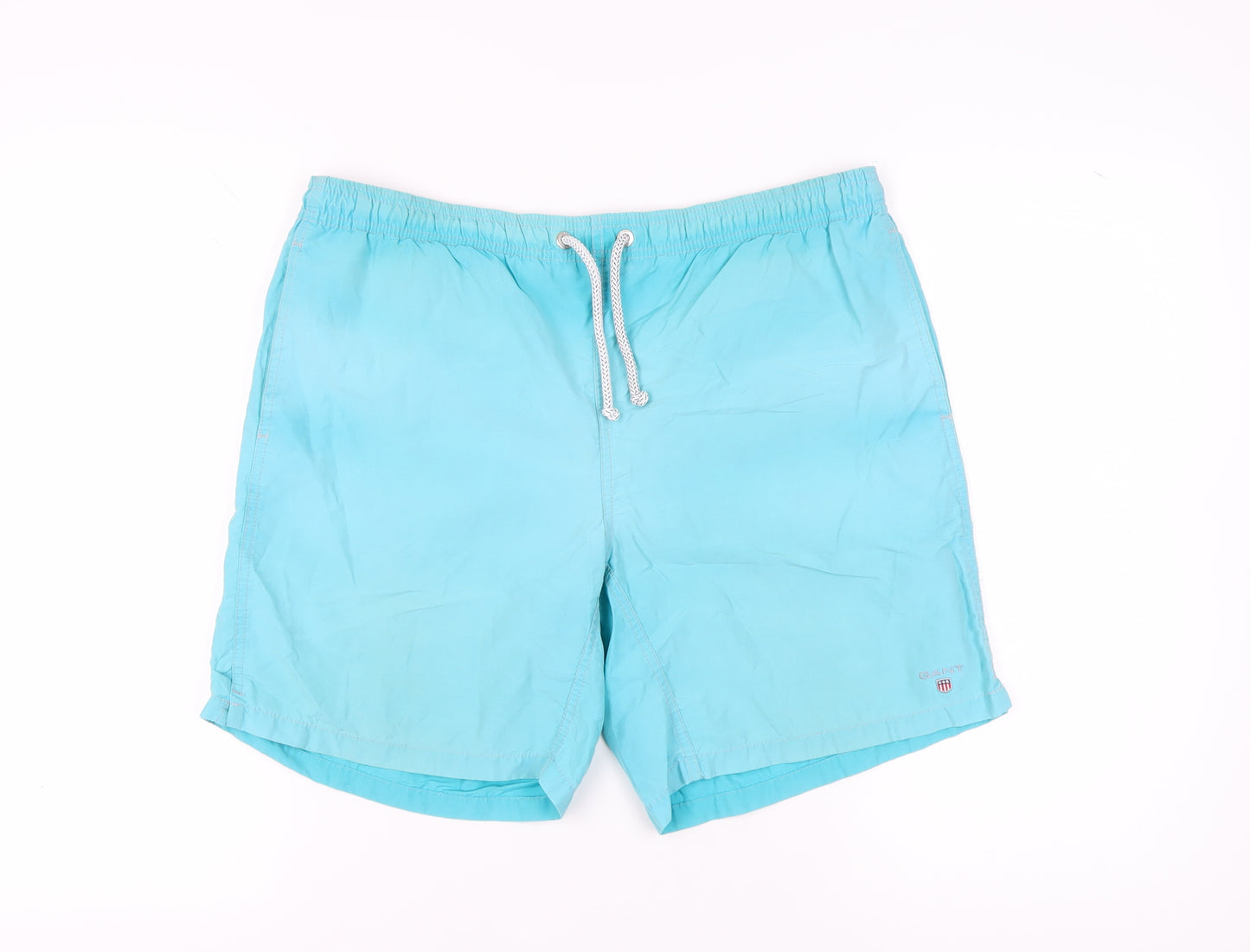 Gant Men's Blue Swim Shorts M Elastic Waist Lightweight