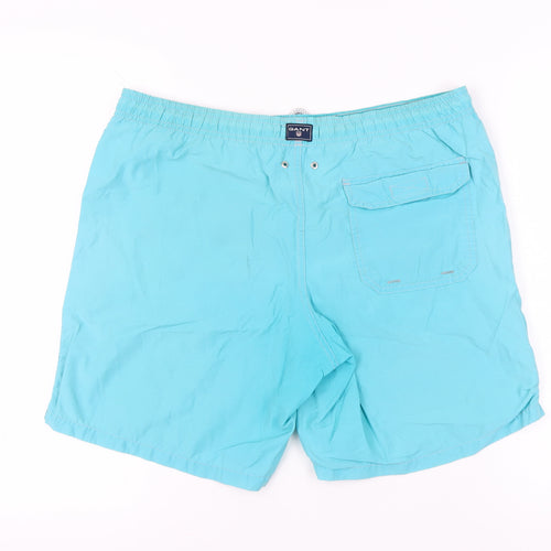 Gant Men's Blue Swim Shorts M Elastic Waist Lightweight