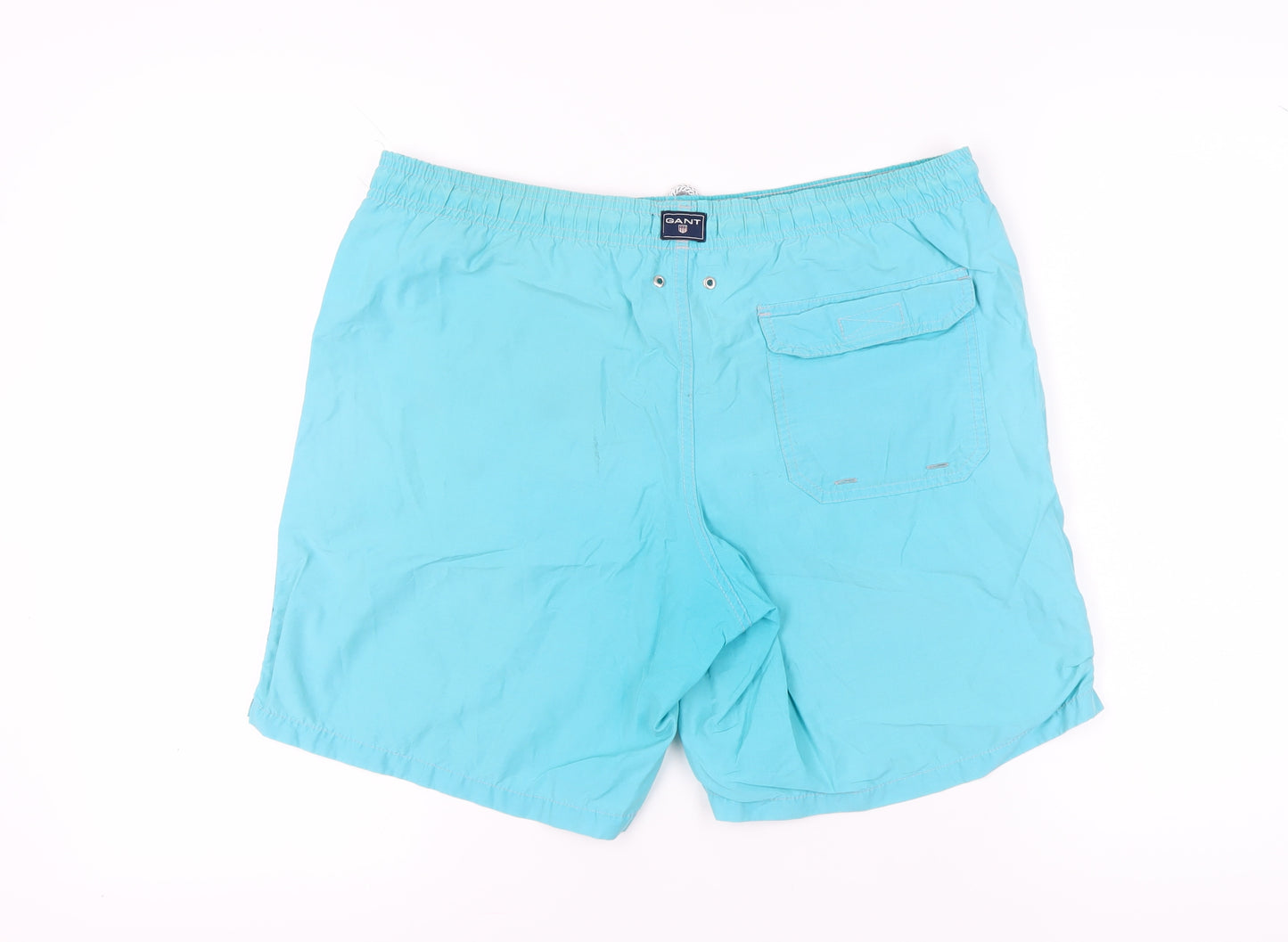 Gant Men's Blue Swim Shorts M Elastic Waist Lightweight
