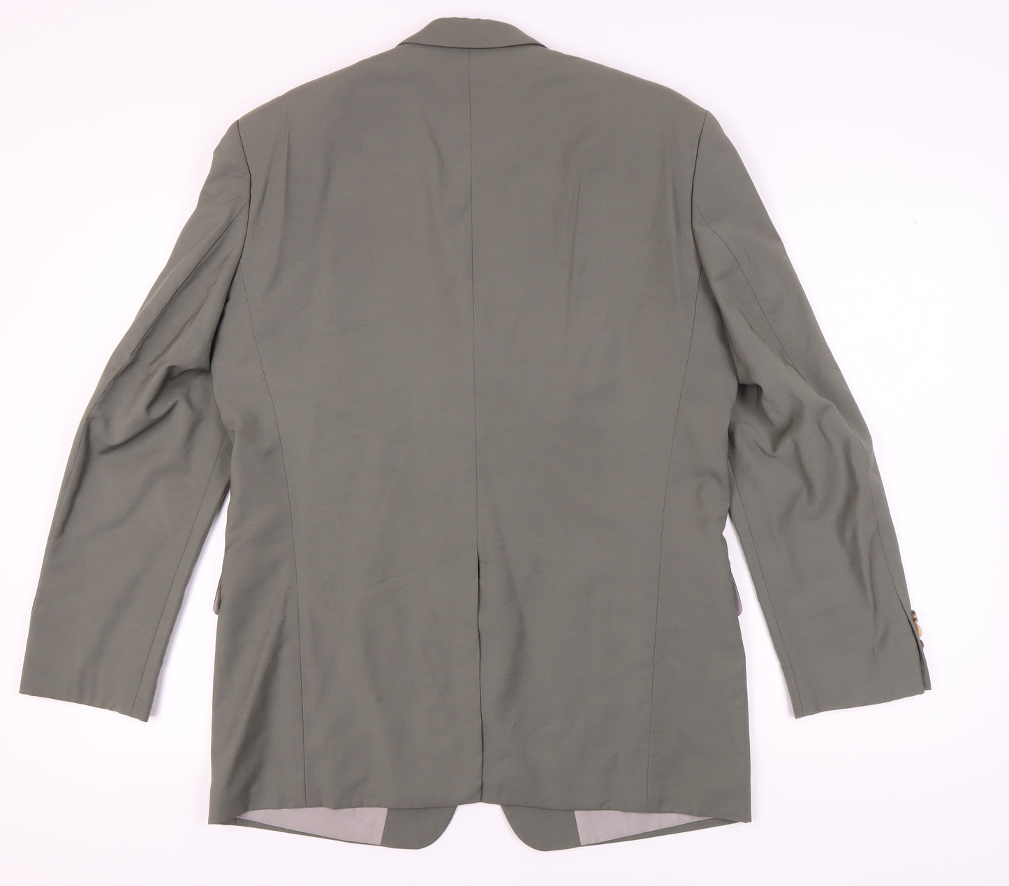 Hugo Boss Men's Green Wool Blazer Size 40, Classic Style