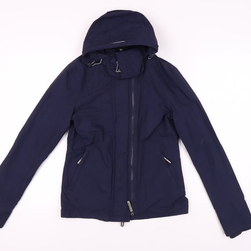 Superdry Women's Blue Windbreaker Jacket Size 8