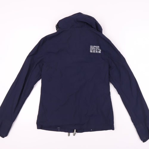 Superdry Women's Blue Windbreaker Jacket Size 8