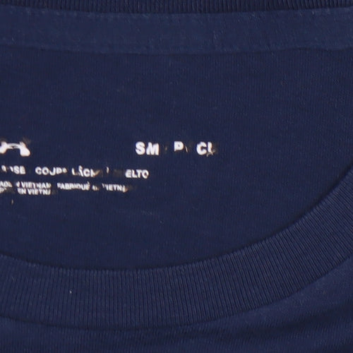 Under Armour Men's Blue Crew Neck T-Shirt Size S