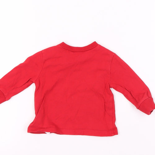 Ralph Lauren Unisex Baby Red Long Sleeve T-Shirt 6 Months